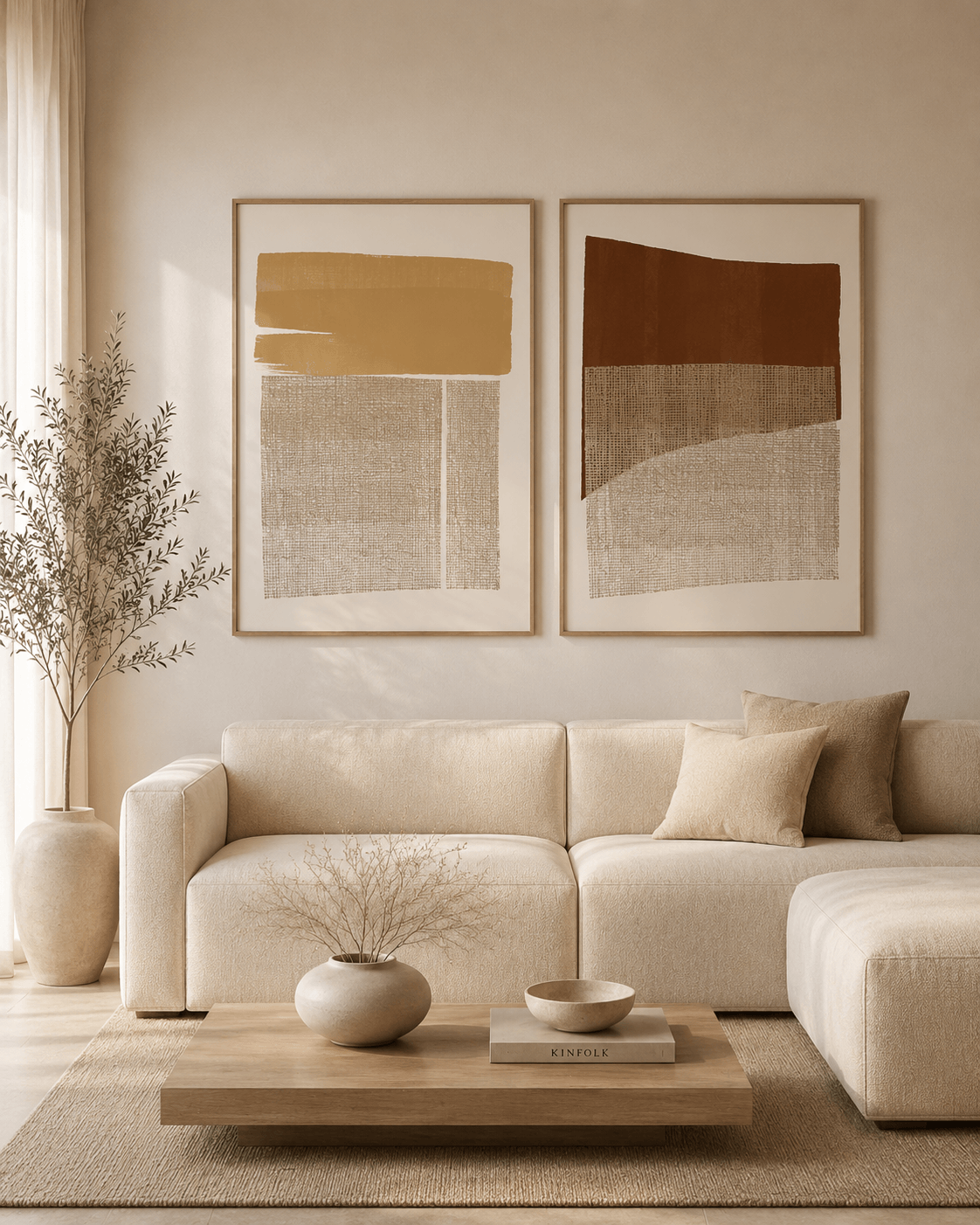KIT 2 QUADROS DECORATIVOS - URBAX REDE